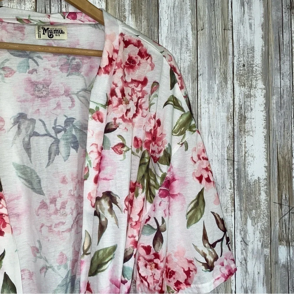 Show Me Your Mumu Brie Floral Garden of Blooms Robe Bridal - Picture 6 of 6
